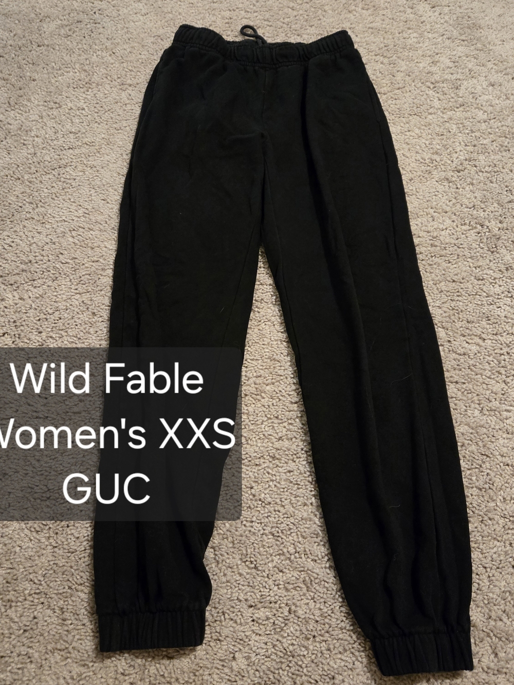 Wild Fable Black Jogger Sweatpants
